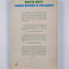 Morton White : Toward reunion in philosophy - pikkukuva 2