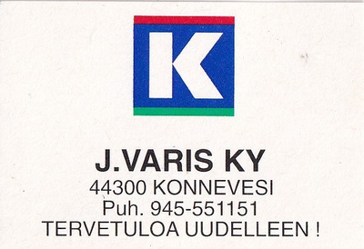 Konnevesi,  J. Varis Ky ,    s67