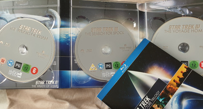 Star Trek : Motion Picture Trilogy - (3 Blu-ray)