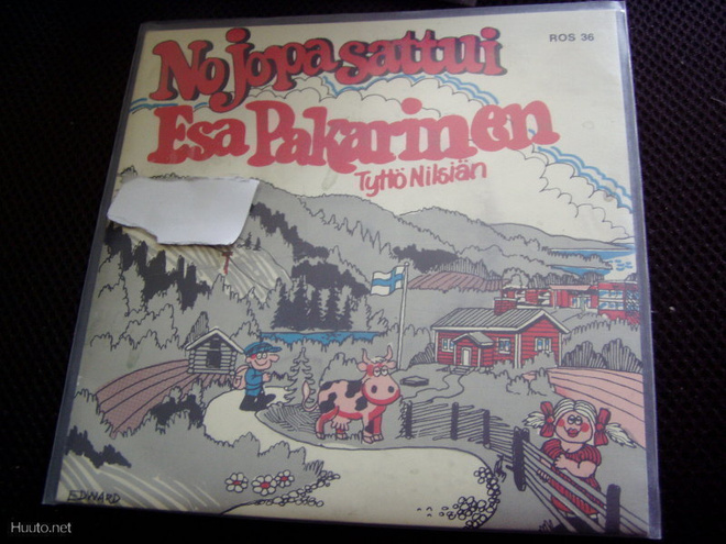 ESA PAKARINEN - NO JOPA SATTUI / TYTTÖ NILSIÄN 7" EX/EX