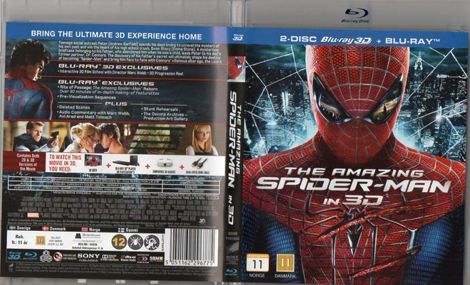 Amazing Spider-Man	(56 155)	k	-FI-	nordic,	BLU-RAY	(2)	3D
