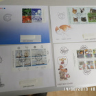 4  kpl  FDC/Ensipäiväkuoria  1950n  luvulta , puhtaat komeat - pikkukuva 1