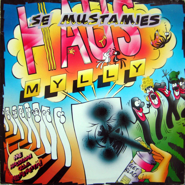 HAUSMYLLY  ::  SE  MUSTAMIES  ::  VINYYLI  MAXI 12"    1991