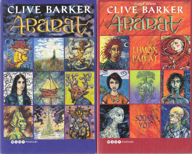 Clive Barker: Abarat kirjat 1 ja 2 (niteet Wsoy 2011)