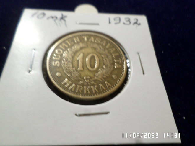 10  mk   1932    Messikiä    kl 7   Rahakehyksessä.