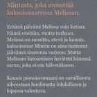 MIMMU TIHINEN SOKERISTA,KUKKASISTA lukematon - pikkukuva 3