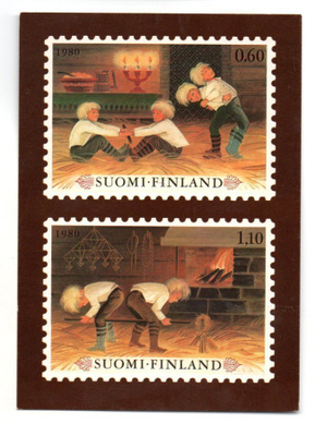 Joulumerkkipostikortti (1980)