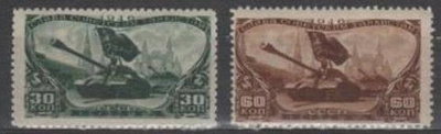 (S0600) USSR, 1946 (Soviet Tanks). Mi ## 1064-1065. MNH**