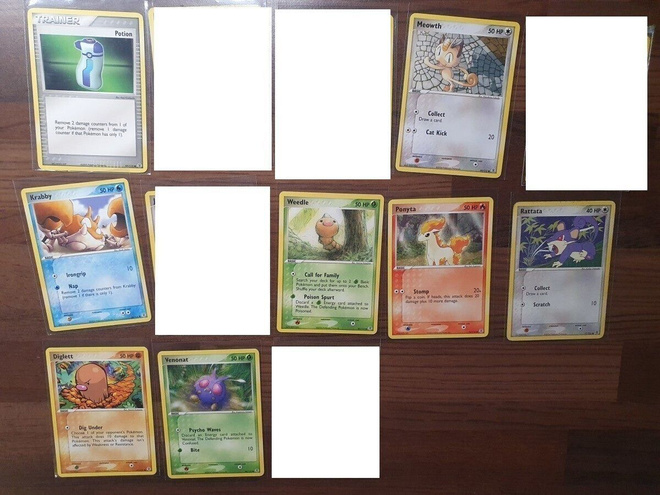Pokemon EX FireRed & LeafGreen sarjan kortteja yksittäin