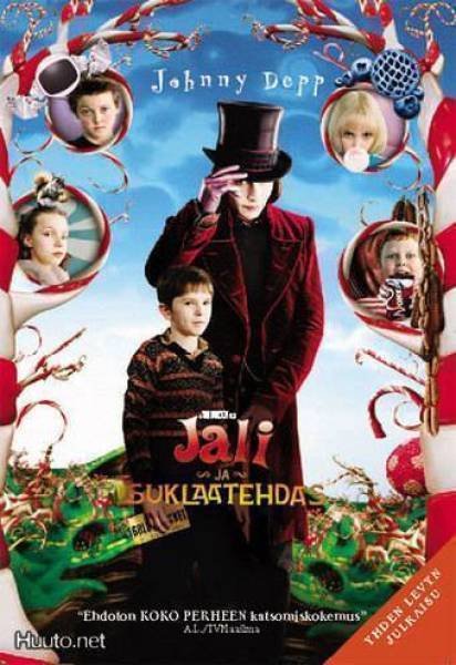 DVD: Jali ja suklaatehdas ( Puhuttu suomeksi)