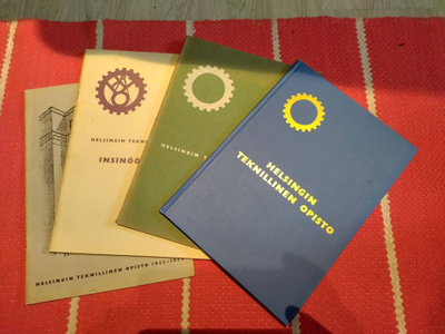 Helsingin Teknillinen Opisto vuosikirjoja 1955-1962, 4 kpl