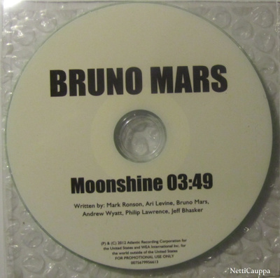 Bruno Mars • Moonshine PROMO CDr-Single