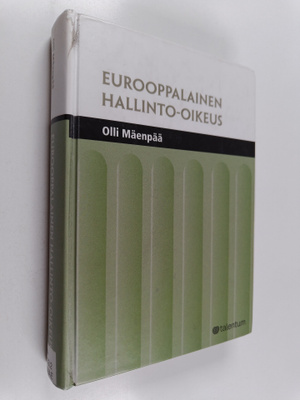 Olli Mäenpää : Eurooppalainen hallinto-oikeus