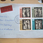 DDR, Mi 2808-11 neliö Express kuorella 1983 - pikkukuva 1