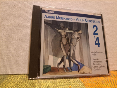Merikanto:Violin Concertos 2&4 Saarikettu,DePreist CD
