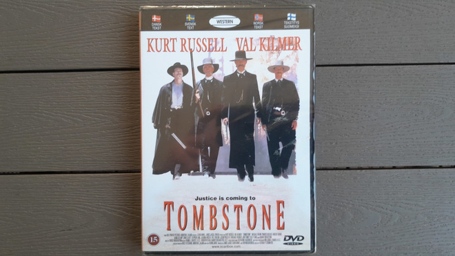 DVD: Tombstone (Kurt Russell, Val Kilmer 1993/?)  UUSI