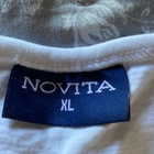NOVITA **Valkoinen T-paita**, XL - pikkukuva 2