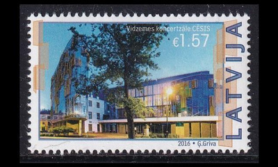 Latvia 986 ** Arkkitehtuuri (2016)