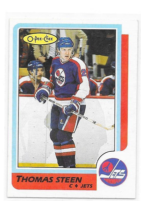 1986-87 OPC #257 Thomas Steen Winnipeg Jets