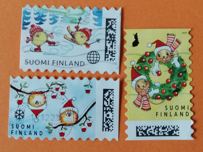 SUOMI 2023 Joulupostimerkit