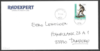 Postilähetys - Aaltonen (LAPE 1238) Tampere 31.5.1994