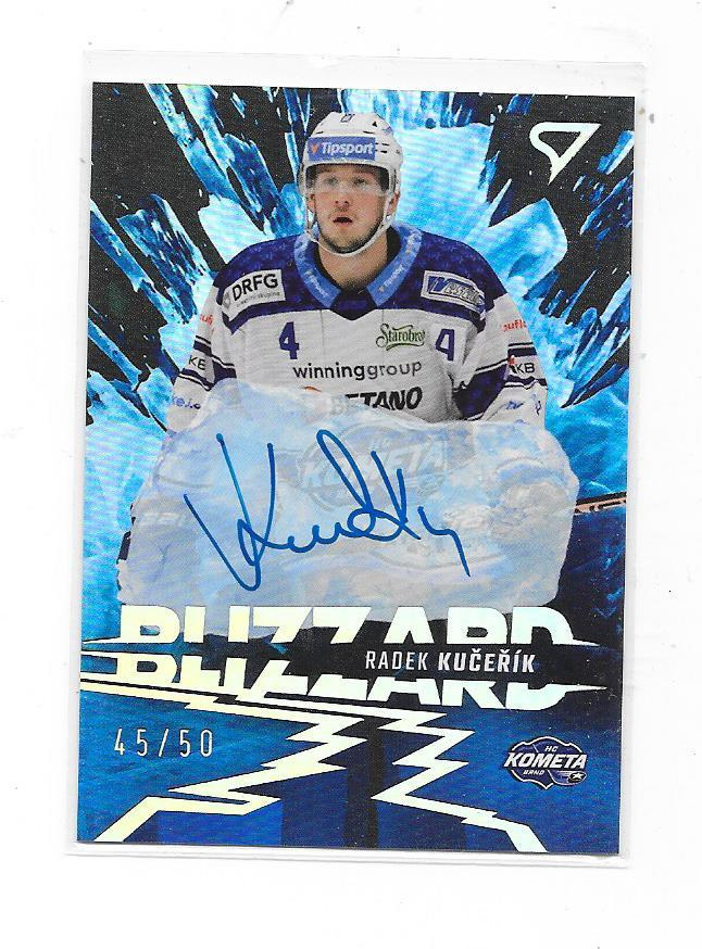 23-24 Extraliga Blizzard Auto # Radek Kucerik Brno  Ässät