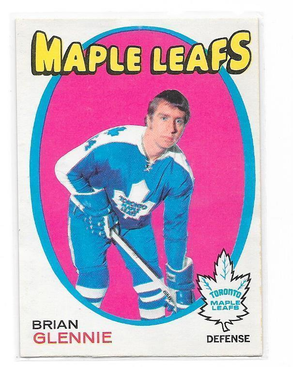 1971-72 OPC #197 Brian Glennie Toronto Maple Leafs