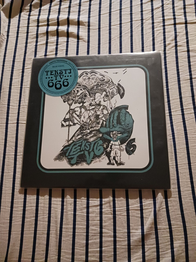 Teksti-tv 666 – Aidattu Tulevaisuus lp orig 2018 blue nm