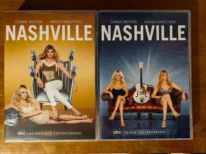 Nashville Kausi 1 + 2 DVD