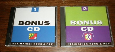 Bonus CD 1+2 kotimainen ROCK & POP