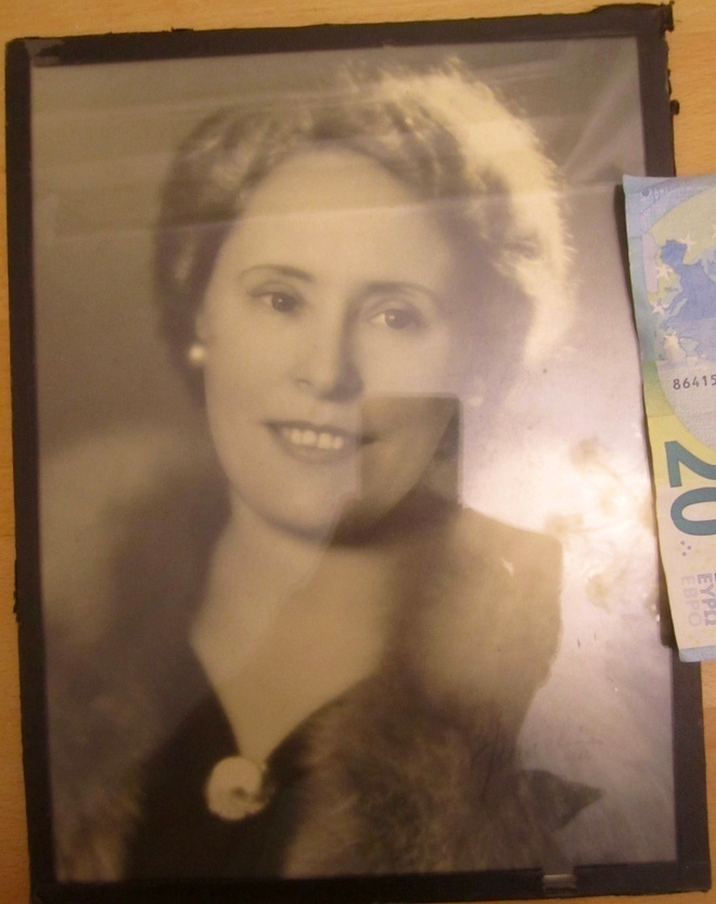 VANHA Valokuva Ooppera Laulajatar Aili Karsti 1946