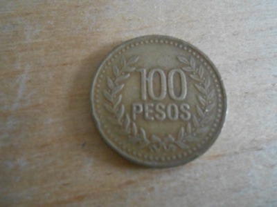 1994 Colombia 100 Pesos Coin