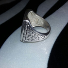 Hopea miesten kantasormus Sterling Silver - pikkukuva 2