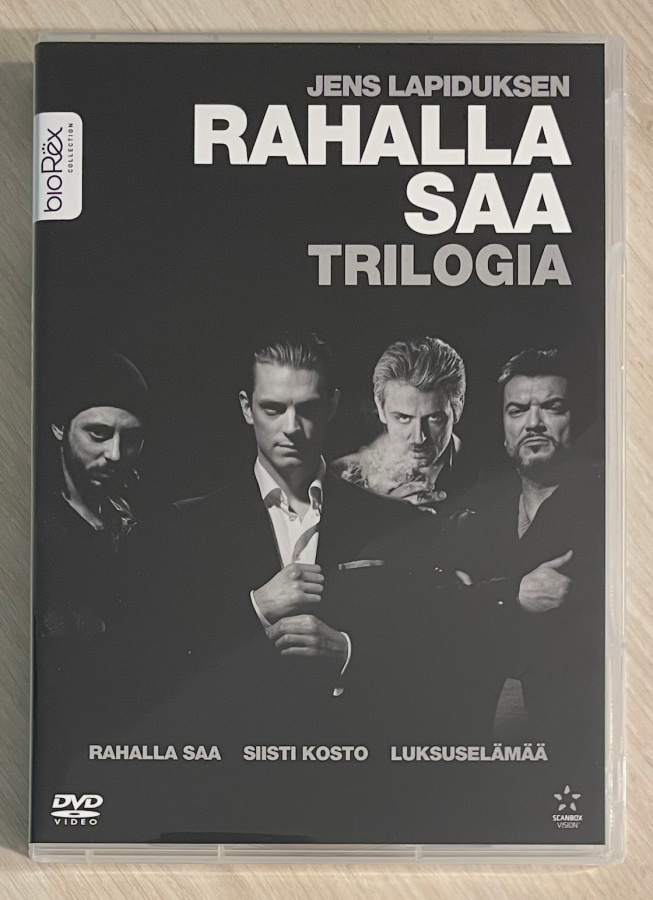Jens Lapidus: RAHALLA SAA Trilogia (2010-2013) 3DVD (UUSI)