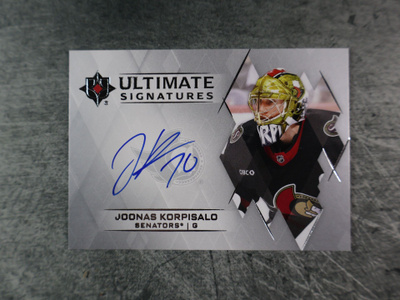 Joonas Korpisalo 2023-24 Ultimate Signatures