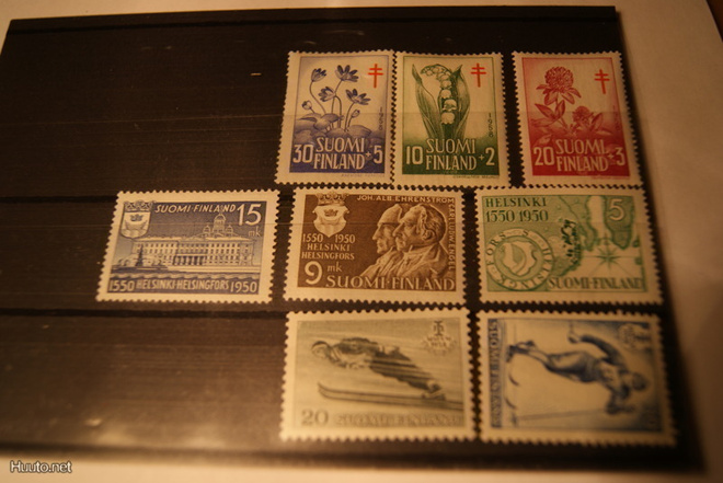 Postituoreet Helsinki-merkit 1950**