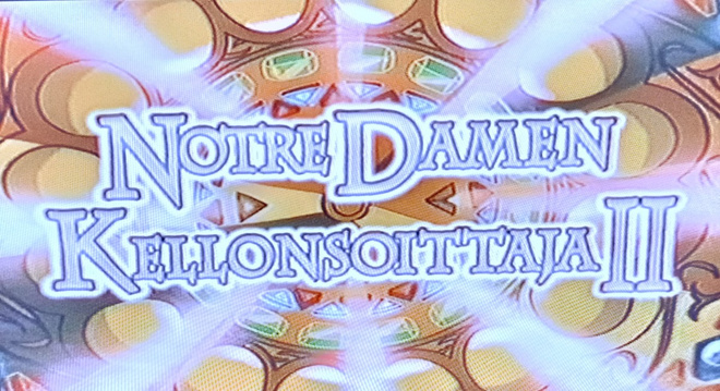 NOTRE DAMEN KELLONSOITTAJA II VHS WALT DISNEY