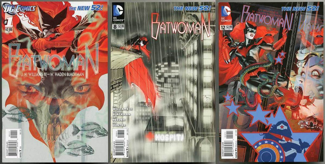 Batwoman #1, # 8, #12 (DC Comics, 2011-2012)