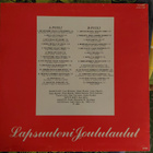 LP Lapsuuteni joululaulut   ADMLP-601  (1982) - pikkukuva 2