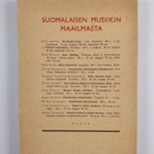 Toivo Haapanen : Suomen säveltaide - pikkukuva 2