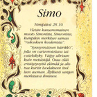 NIMIPÄIVÄKORTTI "SIMO" - pikkukuva 1