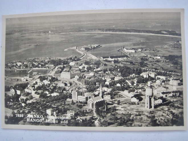 VANHA Postikortti Hanko 1950-l Karhumäki