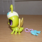 LITTLEST PET SHOP limenvihreä Geranium PERHONEN + amuletti - pikkukuva 2