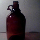 Vanha lasipullo kork. 27 cm - pikkukuva 1