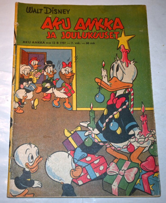 Aku Ankka 12B  1957 Aku Ankka ja joulukuuset