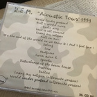 R.E.M. Acoustic tour 1991 CD - pikkukuva 2