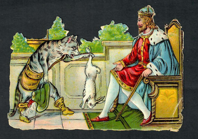 Wanha - Satukuva - Saapasjalkakissa - 1900-l alku