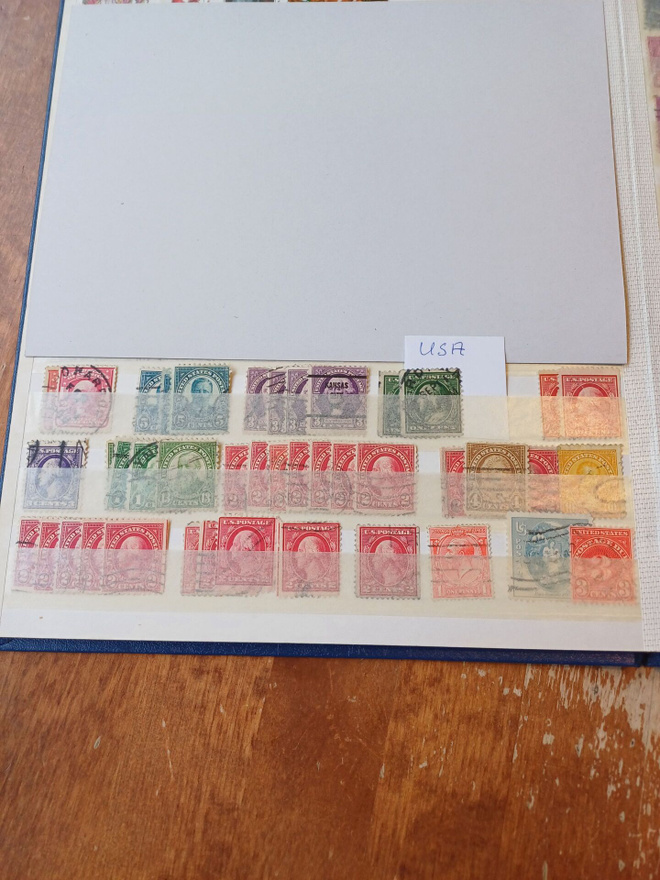 USA leimattua merkkiä 6 sivulta.