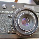 VANHA Kamera Agfa Selectronic Sensor + Agfalux Salama SIISTI - pikkukuva 5