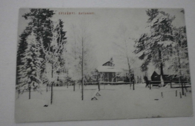 Evijärvi, Kettusaari, talvikuva, vanha mv pk, p. 1907
